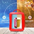 thumbnail image 3 of Coca-Cola 4L Cooler/Warmer, 6 Can Portable Mini Fridge for Travel, Home, Dorm, Red, 3 of 8