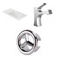 thumbnail image 1 of American Imaginations 23.75-in. W 3H8-in. Ceramic Top Set In White Color - Overflow Drain Incl. AI-24243, 1 of 9