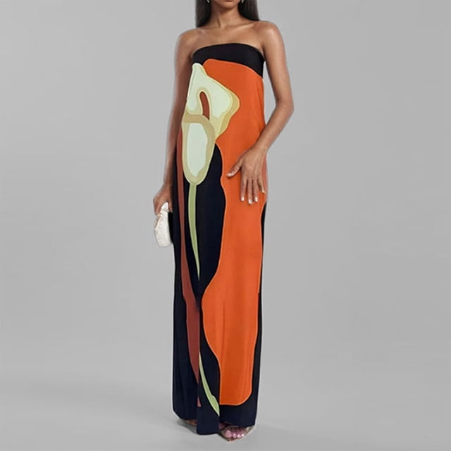 FcBaudy Robe Sans Manches à Col Rond, Robes d'Été pour Femmes, Robes pour Femmes Mode Femme Robe de Nuit à Bretelles en Dentelle Patchwork Dentelle Robes à Bretelles Robe Femme