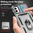 thumbnail image 3 of For Samsung Galaxy A05 Case for Samsung Galaxy A05 Cover Shell Bumper Kickstand Armor Phone Case for Samsung Galaxy A05 A05s A15 silvery For Galaxy A05, 3 of 6