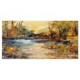 thumbnail image 2 of Design Art - Peinture à l'Huile Ruisseau dans la Forêt, 2 of 3