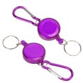 thumbnail image 1 of Porte-clés Antivol Télescopique, Porte-Clés Rétractable Boucle Légère Multifonction 3 Pcs Durable Compact Solide pour Extérieur Bleu, Vert, Violet, 1 of 8