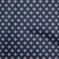 thumbnail image 1 of oneOone Rayon Black Fabric Asian Block Geometrical Shape Sewing Craft Projects Fabric Prints By Yard 56 Inch Wide, 1 of 4