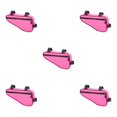 thumbnail image 1 of fastboy Mountain Bicycles Front Tube Frame Storage Bag Road Bikes Anti-scratched Triangular Pouch Keys Cellphone Saddle Holder Pink 5Set, 1 of 6