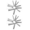 thumbnail image 3 of Tbest 18Pcs French Manicure 9 Sizes Single Tips Deep C Shape Cutter Tool Nail Edge Trimmer Nail Art Salon Manicure Mold Accessories, 3 of 8