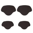 thumbnail image 1 of 16 Pieces Microfiber Shoes Heal Repair Patch Professional Self-adhesive Solid Color Sneaker Repairing Plate Tap Accessories Dark Coffee, 1 of 9