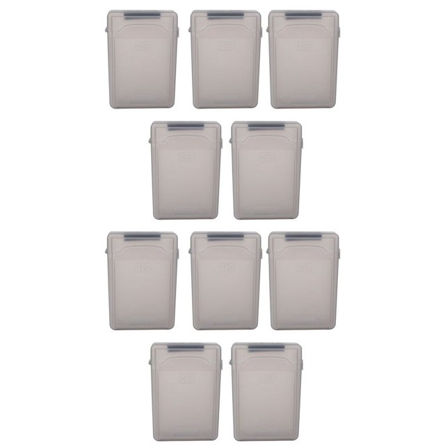 10pcs 3,5 Pouces IDE SATA HDD Disque Dur Boîte de Rangement en Plastique Boîtier