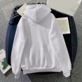 thumbnail image 4 of KIHOUT Spring Winter Womens Tops Fashion Classic Solid Color Long Sleeve Hooded Pocket Tops Sweatshirts, 4 of 4