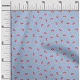 thumbnail image 1 of oneOone Viscose Chiffon Fabric Dot & Chinese Hand Fan Fashion Print Fabric BTY 42 Inch Wide, 1 of 4
