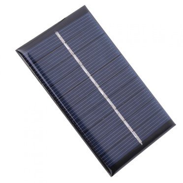 Panneau Solaire, 2 Pcs 0.6W 5V Polysilicium Chargeur Solaire Carte de Charge Haute Performance