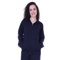 thumbnail image 2 of Moomaya Veste Zippée Unie pour Femmes, Haut de Jogging à Manches Longues avec Poches, 2 of 7
