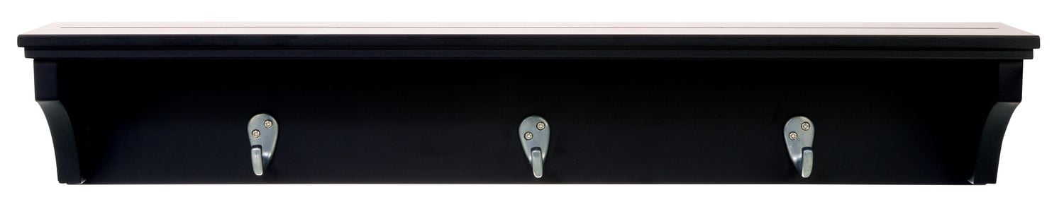 kieragrace Finley Wall Shelf, 3 Hooks