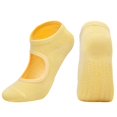 thumbnail image 1 of Ladies' Solid Color Backless Grip Socks Yoga Ankle Sports Socks Ladies' Anti Slip Slippers Socks, 1 of 2