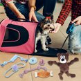thumbnail image 2 of 7 Pieces Puppy Chew Toys, Soothe Gums Promote Clean Teeth,Squeaky Rope Dog Toys Set, 2 of 6