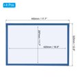 thumbnail image 2 of Unique Bargains A3 Magnetic Sign Holder, 4 Pack Magnetic Display Frame Self-Adhesive Picture Frame for Refrigerator, Light Blue, 2 of 7