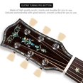 thumbnail image 4 of Bouton de Chevilles d'Accord de Guitare, 6 Pcs Têtes de Machine Guitare Bouton Robuste en Acrylique Bouton de Chevilles d'Accord Remplacement Accessoire de Guitare pour Guitare, 4 of 7
