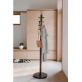 thumbnail image 3 of Pillar Coat Rack Black/Walnut, 3 of 3