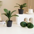 thumbnail image 3 of Simulation Laisse Non Flétrissant Faux Phalaenopsis Orchidée Laisse Décoration Intérieure, 3 of 10