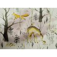 thumbnail image 5 of oneOone Cotton Cambric Yellow Fabric Deer Sewing Material Print Fabric By The Yard 42 Inch Wide, 5 of 5