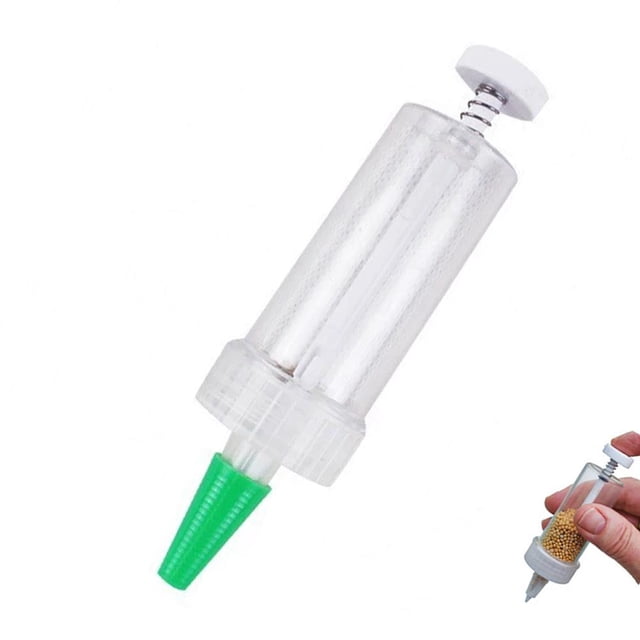 SharkTRUE Mini Seed Spreader,Mini Sowing Seed Dispenser Sower Small Seed Spreader,Small Seed Planter Tool,Manual Handheld Seed Planter Mini Hand Spreader,Mini Sowing Seed Dispenser,Gardening Tool Supp