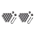 thumbnail image 2 of Maytalsory 20 Pieces Car Wheel Nut Caps Auto Hub Screw Cover Replacement Dust-proof Gray 21mm 2Set, 2 of 6