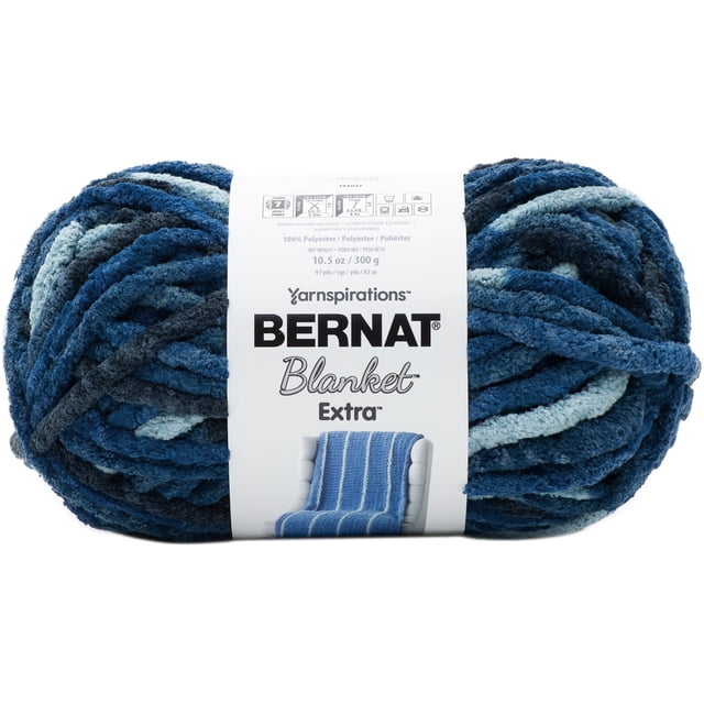 Bernat® Blanket Extra™ Yarn, Polyester #7 Jumbo, 10.5oz/300g, 97 Yards