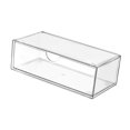 thumbnail image 1 of Bunblic Glasses Storage Box Desktop Storage Organizer Clear Decorative Cosmetic Storage Box Makeup Container for Home Bathroom Makeup, 1 of 8