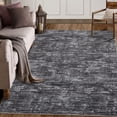 thumbnail image 4 of Garvee 6'x9' Modern Abstract Area Rugs Washable Rug, Non Slip Low Pile Stain-Resistant Rug Contemporary Neutral Carpet for Living Room Bedroom Home Decor, Dark Gray, 4 of 8