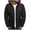 Black, variant on RKSTN Mens Down Jacket Solid Color Drawsting Hooded Jacket Winter Fashion Cotton Padded Jacket Warm Windproof Lightweight Puffer Jacket