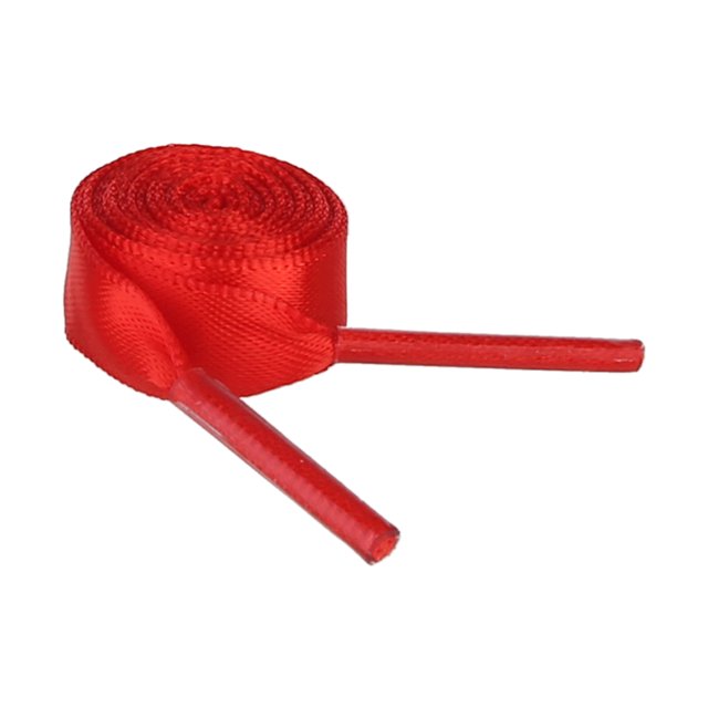 INSPIRE CHIC Lacets Unisexes Plats Unis Ruban 0,4 Pieds' de Large 2 Paires 60cm/23,6 Pouces Rouge