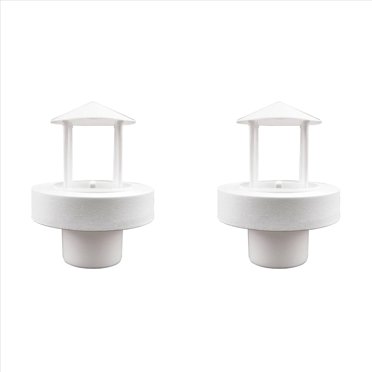 2X Floating Mist Dispenser Ultrasonic Humidifier Generators Nebulizer Water Fountain Mist Maker(White),2 x Humidifier Generators,White