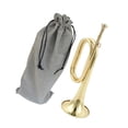 thumbnail image 3 of Milaget Cavalry Trumpet Musical Instrument Brass Bugle Scout Bugle Marching Bugle B, 3 of 9