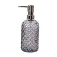 thumbnail image 1 of Glass Soap Dispenser Stylish Leakproof Refillable for Kitchen Home and Hotel Gray, 1 of 9
