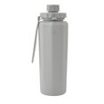 thumbnail image 2 of Outdoor Foldable Sports Water Bottle 600ml - High Temperature Proof Silicone Kettle | Portable Collapsible Design for Camping, Hiking, Sports | With Durable Lifting Rope | Leakproof | Sky Blue, 2 of 6