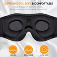 thumbnail image 4 of HLONK [Masque de Sommeil Sans Fil] 1 Pce Masque de Sommeil LC-Dolida avec Écouteurs Sans Fil Intégrés / Polyester Doux Rechargeable, Charge USB, Sangle Ajustable pour Dormeurs Latéraux - Essentiel de Voyage &, 4 of 7