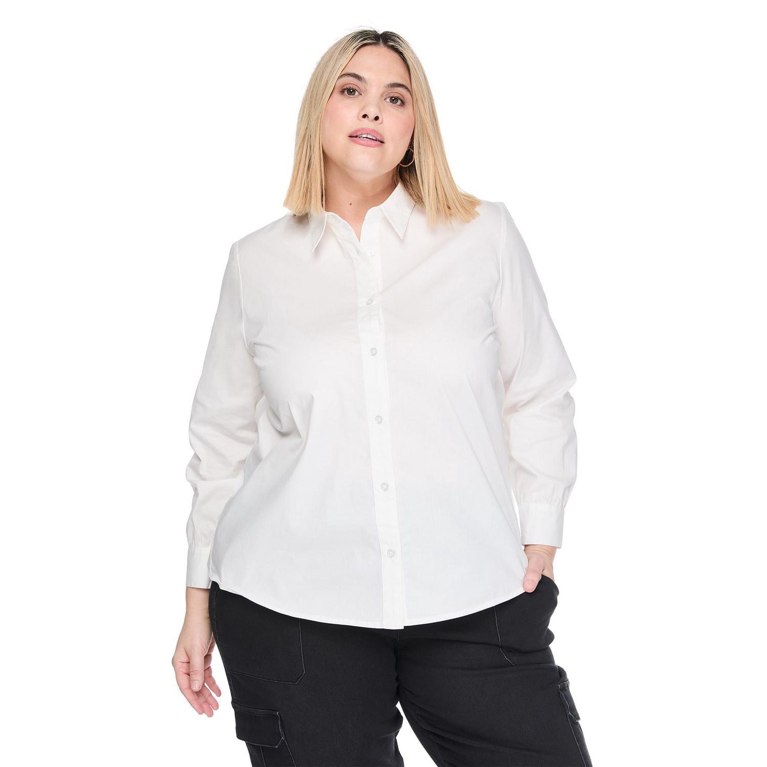 Chemisier en popeline Lane Bryant Plus pour femmes