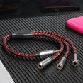 thumbnail image 2 of Câble d'Extension Répartiteur Audio 3.5mm Mâle vers 3 Femelles pour Microphone Casque, 2 of 7