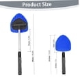thumbnail image 3 of Windshield Cleaning Tool,Car Window Cleaner Windshield Cleaner with 4 Microfiber Pads and Extendable Handl,Auto Inside Glass Wiper Kit,Car Interior Cleaning Brush Kit for Car Detailing,Windshield, 3 of 7