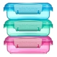 thumbnail image 1 of Sistema Lunch Collection Food storage Containers, Assorted Colours, 3 Pack, 1 of 6