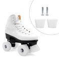 thumbnail image 2 of maytalsory 2x Patins en Ligne Freins à Roulettes Bloc Antidérapant Butée de Sécurité Blanc, 2 of 8