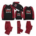 thumbnail image 3 of Wangscanis Christmas Family Pajamas with Plaid Pattern, Elastic Waist Clothing, 3 of 9