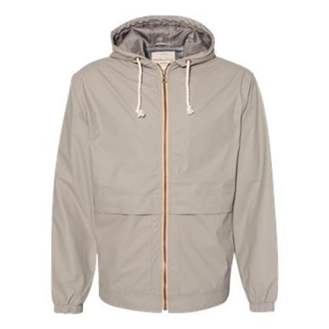 Weatherproof B04452775 Veste de Pluie Vintage à Capuche, Kaki - Grand