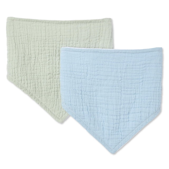 George Baby Boys' Layette Bibs 2-Pack