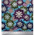 thumbnail image 1 of Soimoi Velvet Fabric Artistic Floral Print Fabric by Yard 58 Inch Wide, 1 of 3