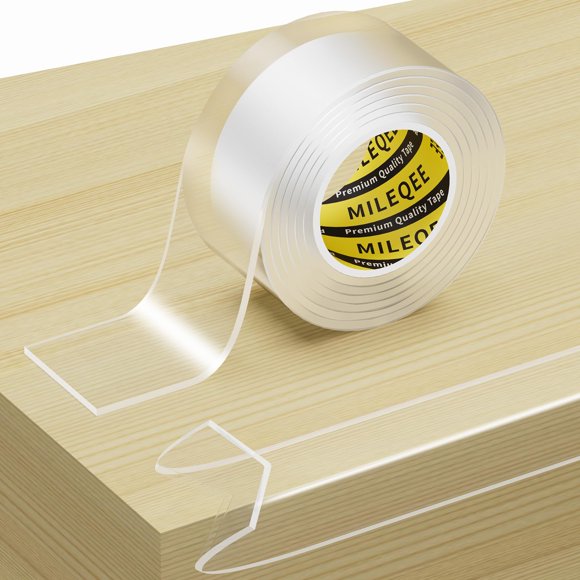 Clear Edge Protector Strip 1.57in x 3.28FT Sharp Edge Wrap Cover Tape Self Adhesive Protective Corner Bumper Guards for Cabinet Door Desk Glass Table Bed Furniture Kitchen Countertop