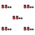 thumbnail image 1 of Decodeary Skateboard Rebuild Kit Bushings Washers for Pivot Cups for 2 Trucks 3.25in Red 5 Inch 5Set, 1 of 6