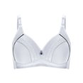 thumbnail image 1 of Woman's Bras Seamless Bra Feature V-Neck Molded Bra Style W-696 Blue-a 40, 1 of 8