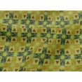 thumbnail image 4 of oneOone Viscose Jersey Fabric Check & Triangle Ikat Printed Fabric 1 Yard 60 Inch Wide, 4 of 5