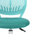 thumbnail image 4 of FurnitureR Carnation Swivel Teen Plastic and Mesh Task Chair in Turquoise, 4 of 7