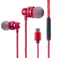 thumbnail image 1 of Type-C Port In-ear Super Bass Line Control Earphone Phone headphone In-ear headset Headphone Microphone Wired Headset, 1 of 9